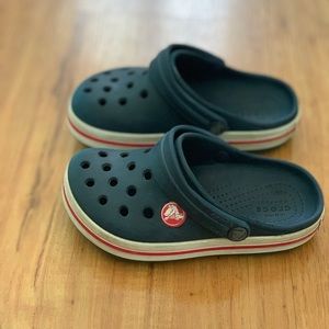Navy Crocs